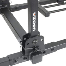 VENZO 4 Bike Bicycle Platform Style Carrier - Bike Rack for Car SUV Truck Tow Trailer Hitch Receiver Mount Size 2" - Sturdy & Rust Proof