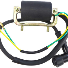 TIKSCIENCE Ignition Coil with Cap,Fit for 1970-1973 Honda CT70HK Trail,for 1969-1975 Honda CT70K Trail,for 1976-1982 Honda CT70 Trail, Replace 30530-126-921-Black