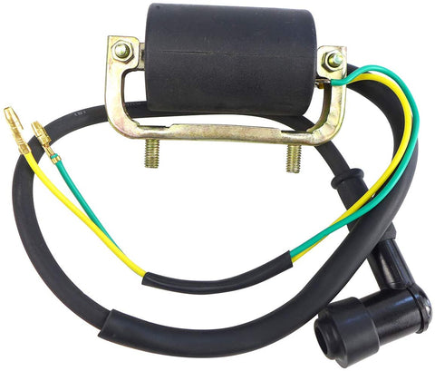 TIKSCIENCE Ignition Coil with Cap,Fit for 1970-1973 Honda CT70HK Trail,for 1969-1975 Honda CT70K Trail,for 1976-1982 Honda CT70 Trail, Replace 30530-126-921-Black