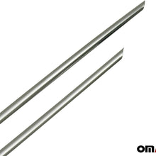 OMAC Chrome Front Grill Lower Trim Stainless Steel 2 Pcs.for Nissan Rogue Sport 2017-2020
