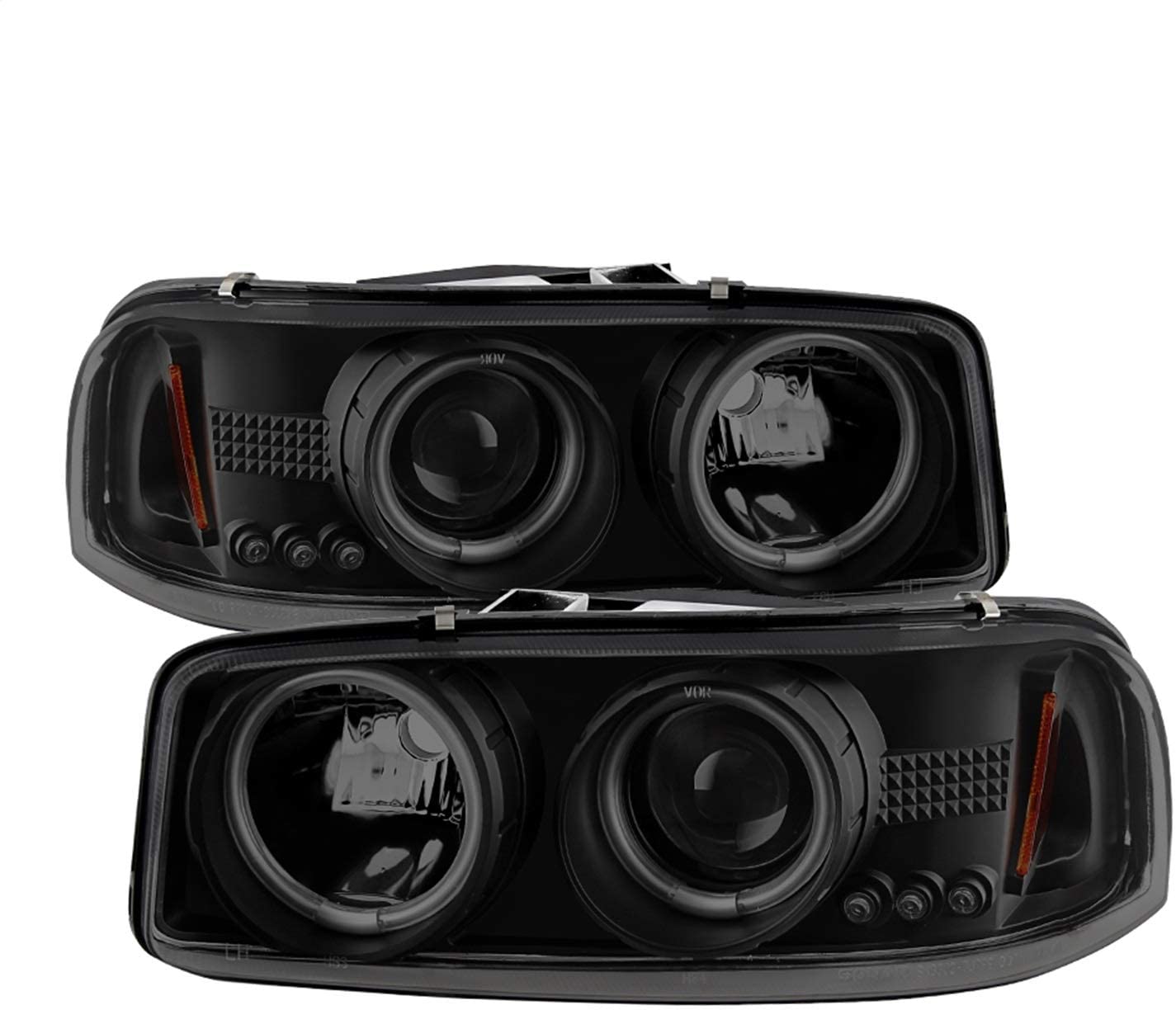 Spyder Auto 5078704 CCFL Halo Projector Headlights Black/Smoked