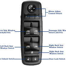 SpeeVech Front Driver Side Power Master Window Switch,for 2009-2012 Dodge Ram 1500 2500 3500 Pickup Replace 4602863AD 4602863AB 4602863AC