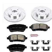 Power Stop K5969 Front Brake Kit with Drilled/Slotted Brake Rotors and Z23 Evolution Ceramic Brake Pads