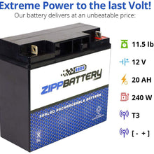 SLA Replacement Battery for 12V 20AH T3 AGM Battery- Replaces 51814 6fm17 6-dzm-20 6-fm-18 lcx1220p- Zipp Battery