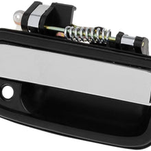 AUTEX 769MX Chrome Exterior Front Right Door Handle Passenger Side Compatible with Toyota Tacoma 1995-2004 Door Handle