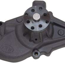 PRW 1430222 Performance Quotient 3/4" Pilot Shaft Competition Plus Aluminum Black Ceramic Coated Entry Water Pump for Ford 302 1970-78, 351W 1970-87