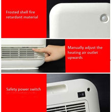 Zyyqt Small Desktop Heater, Home Energy Saving Body Induction Small Solar Heater Hot Fan Heater 5-30 Degrees Temperature Selection