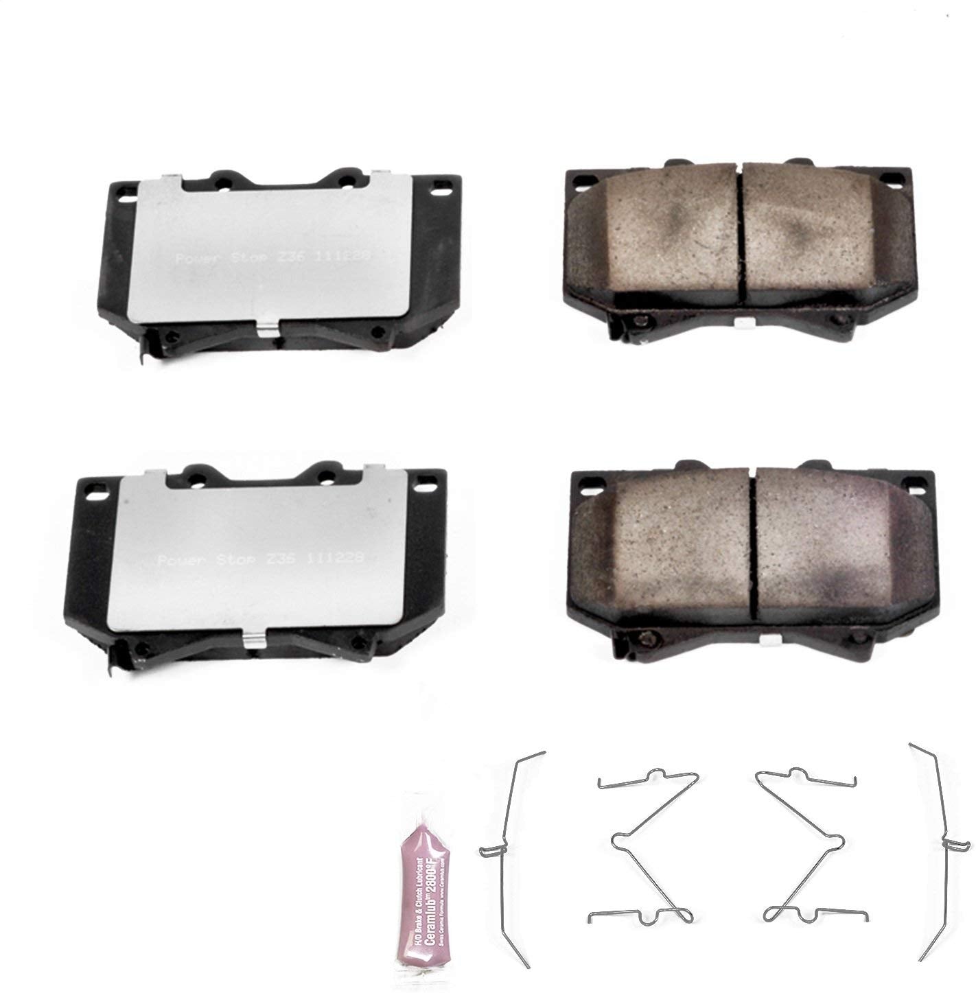 Power Stop Z36-812, Z36 Truck & Tow Carbon-Fiber Ceramic Front Brake Pads