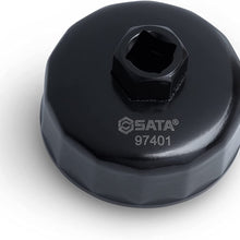 SATA 8-Piece End Cap Oil Filter Wrench (72T Ratchet) - ST09703U