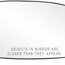 Fit System 80205 Toyota Camry Sedan Right Side Power Replacement Mirror Glass with Backing Plate