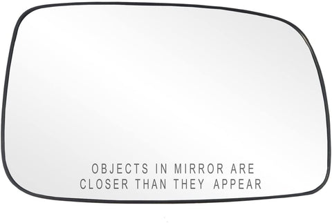 Fit System 80205 Toyota Camry Sedan Right Side Power Replacement Mirror Glass with Backing Plate