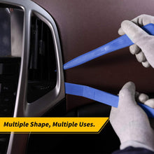 UTOOL Trim Removal Tool Kit Pro 18pcs for Auto Car Door Trim Panel Removal with Clip Fastener Remover Pliers and Radio Audio Stereo Removal Tools Blue