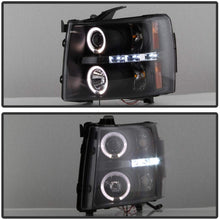 Spyder Auto 5009494 LED Halo Projector Headlights Black/Clear