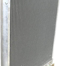 JSD G190A Aluminum Racing Radiator 2 Row Single Pass Overall 27" x19 1/2" x3" for Ford 1930-1950 Hot Rod