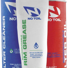 No Toil Filter Maintenance Kit - 3 Pack - 12oz Oill, 16 oz Cleaner, 4 oz Grease NT207