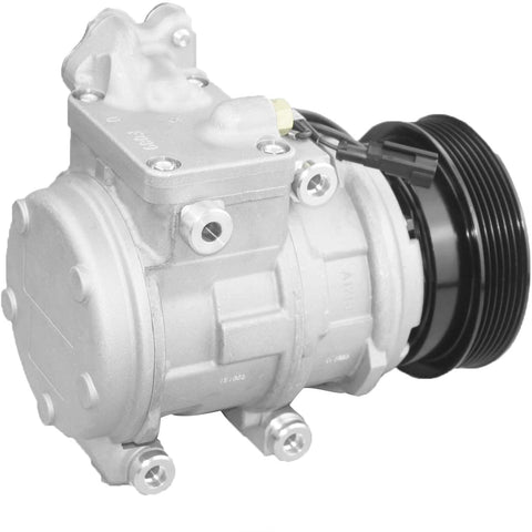 Deebior 1pc A/C Compressor & Clutch Compatible With 05-09 Hyundai Tucson 2.7L 05-10 Kia Sportage 2.7L