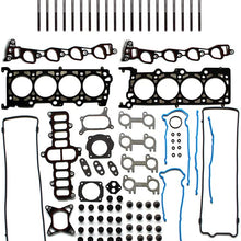 SCITOO Head Gasket Set Replacement for Lincoln Town Car for Ford Mustang for Mercury Grand Marquis 1995-2000 Engine Head Gaskets Kit Sets with Bolts