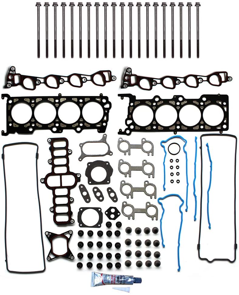 SCITOO Head Gasket Set Replacement for Lincoln Town Car for Ford Mustang for Mercury Grand Marquis 1995-2000 Engine Head Gaskets Kit Sets with Bolts