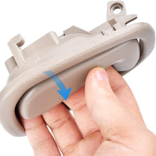 faersi 4Pcs Inside Interior Door Handle Front Rear Driver & Passenger Side for 1998 1999 2000 2001 2002 Toyota Corolla Chevrolet Prizm Manual Lock Beige/Tan