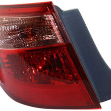 New Left Driver Side Outer Tail Light Assembly For 2017-2019 Toyota Corolla, Bulb Type, Body Mounted TO2804130C CAPA