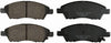 KFE KFE1592-104 Ultra Quiet Advanced Premium Ceramic Brake Pad Front Set Compatible with: 2013-2018 Nissan Versa, 2012 Versa 1.6L, Versa Note
