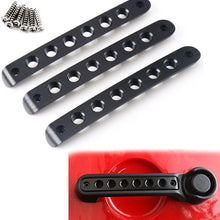 3pcs/Set Aluminum Side Door Grab Handle Knobs Cover Trim for Jeep Wrangler JK & Unlimited 2 Door 2007-2017 Handle Pull (black)