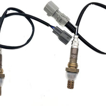 2pcs Upstream & Downstream Oxygen Sensor Replacement part# 234-9010 234-4149- Fit for 2002-2003 Toyota Camry Solara 2.4L