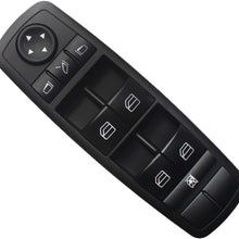 Beneges Master Power Window & Mirror Switch Compatible with 2007-2012 Mercedes-Benz GL320 GL350 GL450 GL550 ML320 ML350 ML450 ML500 ML550 ML63 R320 R350 R500 R63 Front Left Switch 25183002909051