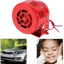 Acouto Air Siren Horn, 12V 1.5 A Red Metal Car Motorcycle Truck SUV Air Siren Horn 110DB Lound Authentic Sound