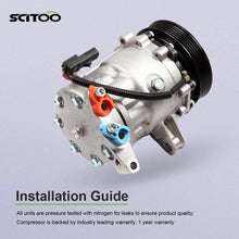 SCITOO AC Compressor CO 4335C Compatible with 2002-2005 for Jeep Liberty 3.7L