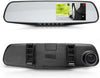 Dual Dash Cam Car Backup Camera | Car Recorder | Blackbox DVR | Rear Camera | Loop Security Camera | Waterproof Night Vision | Audio Recorder W Microphone | Micro SD Card | Full Color - HD 1080p- Pyle