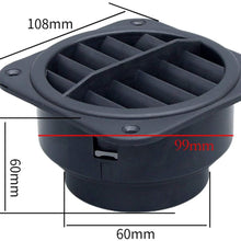 carrie-ful Air Outlet Auto Car Heater Ducting Car Heater Open Outlet Ducting Warm Air Vent Outlet for Eberspacher Webasto and Propex Heaters Suitable