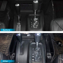 INSAUTO JK JKU Gear Tray Gear Shifter Organizer for Jeep Wrangler 2011-2018 JK JKU Rubicon Sport Sahara Center Console Side Storage Box,Manual Transmission Side Pocket ABS Black Interior Accessories