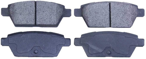 Prime Choice Auto Parts SMK1161 New Rear Semi Metallic Brake Pad Set