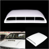 Universal Car Bonnet Hood Scoop Air Flow Intake Vent Cover Decorative Hood Scoop (Color : White)