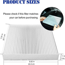 2 Pack White FD811 Cabin air filter for Mazda 3,6,CX-5, Replacement for CF11811,KD45-61-J6X