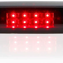 Sanzitop LED Third Brake Light Cargo Lamp Tail Light fit for 99-06 Chevrolet Silverado/GMC Sierra 1500-3500 HD, 2007 Chevrolet Silverado/GMC Sierra 1500-3500 HD Classic (Black Housing Smoke Lens)