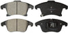 KFE KFE1653-104 Ultra Quiet Advanced Premium Ceramic Brake Pad Front Set Compatible with: 2013-2018 Ford Fusion; 2013-2018 Lincoln MKZ