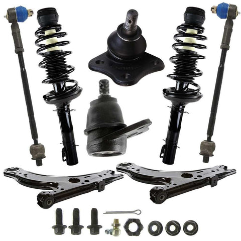 Prime Choice Auto Parts SUSPKG778 Set Lower Ball Joints 2 Lower Control Arms 2 Inner and Outer Tie Rods with 2 Complete Front Struts