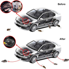 Loraffe Battery Operated LED Rat Strobe Light Electronic Ultrasound Device Keep Mice Away from Your Car Engine Truck Garage Attic Basement Warehouse Shed Under Hood Rodent Defense Vehicle Protection