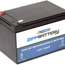 Chrome Battery 12V 14AH SLA Battery - Rechargeable, Replacement for Scooters and UPC Units