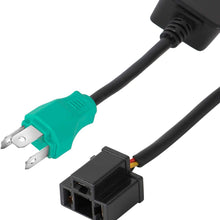 H4 9003 HB2 Anti Flicker Harness, YEEGO LED Canbus Error Free Resistor Decoder Adapter Flash Warning Canceller For Jeep Wrangler JK TJ LJ Headlights(2PCS Anti Flicker)