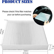 2 Pack White FD811 Cabin air filter for Mazda 3,6,CX-5, Replacement for CF11811,KD45-61-J6X