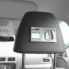 ZaCoo Car Visor Mirror Seatback Makeup Mirror, Large Stainless Steel Makeup Travel Vanity Mirror 5.9"X3.1" Universal for Car Visor, Seatback, Dash Board,Window