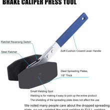 JIFETOR Brake Caliper Press Tool, 360 Degree Swing Ratchet Expander Wrench Car Wheel Piston Spreader, for Single Twin Quad Piston Disc Brake Caliper