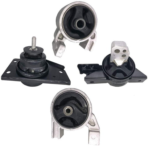 Engine Mount Kit 4pc Fits For 2006 2007 2008 2009 2010 2011 Hyundai Accent 1.6L A7164 A7159 A7152 A7136