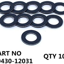 Pack of 10 Oil Drain Plug Crush Washer Gaskets 90430-12031 - TOYOTA LEXUS SCION