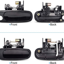 faersi 4pcs Outside Exterior Door Handles Front Rear Driver & Passenger Side for 1998 1999 2000 2001 2002 Toyota Corolla