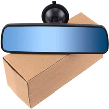 Heart Horse Anti Glare Rear View Mirror, Suction Cup Universal Rearview Mirror for Car Truck, Adjustable Interior Windshield Blue Mirror Reduce Blind Spot (Anti-Glare, 9.65'')
