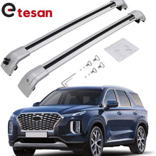 2 Pieces Cross Bars Fit for Hyundai Palisade 2020 2021 Silver Cargo Baggage Luggage Roof Rack Crossbars